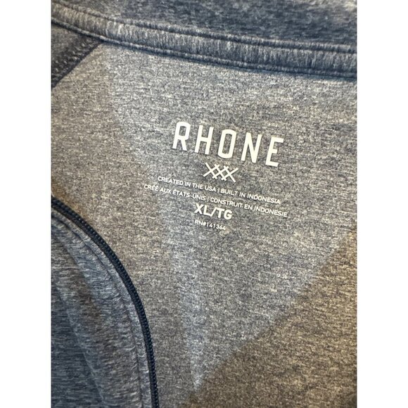 Mens Rhone Quarter-Zip Pullover Sweatshirt Size XL - Picture 3 of 3